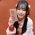 可爱妹子祝大家身体健康