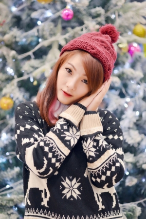 紅裙美女性感誘惑寫真[23P]
