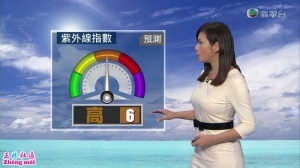天氣報到正妹疑似激突