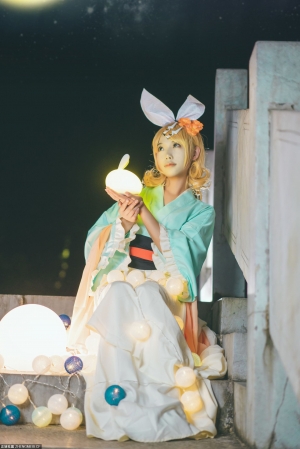 《vocaloid》鏡音リン Cosplay【 CN:嘉霁】 (9P)